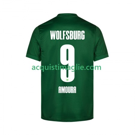 Divisa di Calcio VfL Wolfsburg Mohamed Amoura 9 Prima 2025/2026